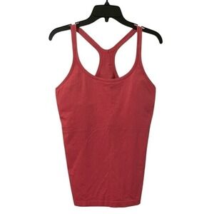 Lululemon Women's Blush Coral Pink Slim Racerback Ebb To Street Tank II Size 12